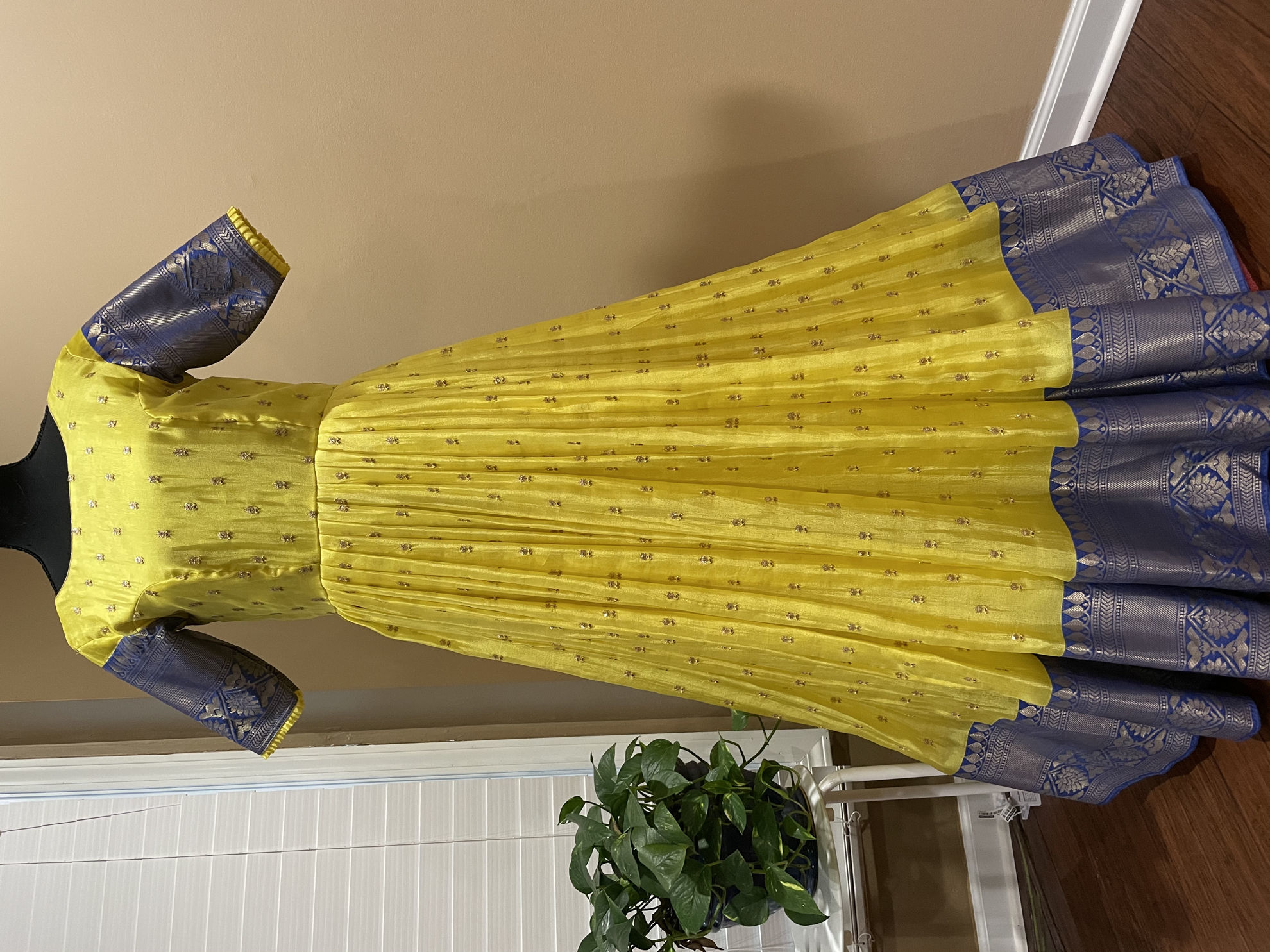 jute long frock