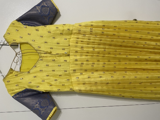jute long frock