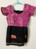 Picture of Beautiful black saree with contrast blouse