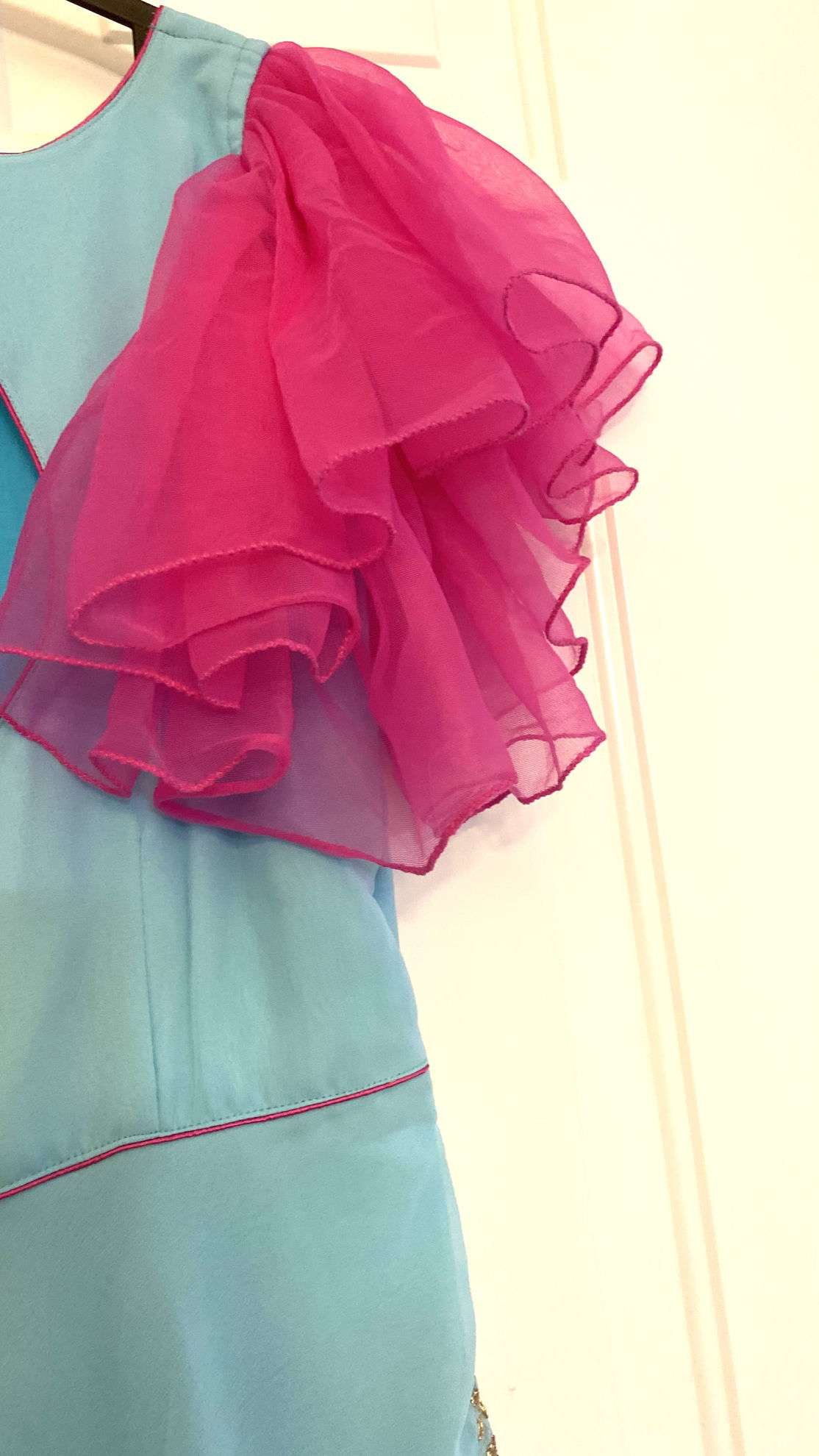 frill sleeve frock