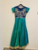 Picture of Green and blue long frock