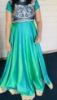 Picture of Green and blue long frock