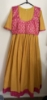 Picture of BRAND NEW Mustard pink long frock with a coat