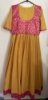 Picture of BRAND NEW Mustard pink long frock with a coat