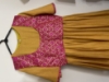 Picture of BRAND NEW Mustard pink long frock with a coat