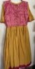 Picture of BRAND NEW Mustard pink long frock with a coat