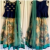 Picture of Lehenga with crop top and with net dupatta