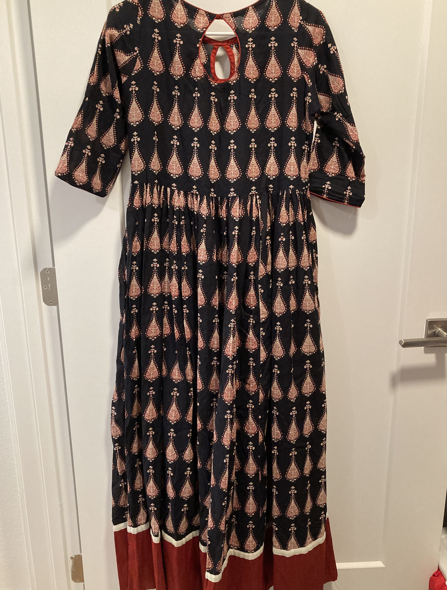 kalamkari long gown