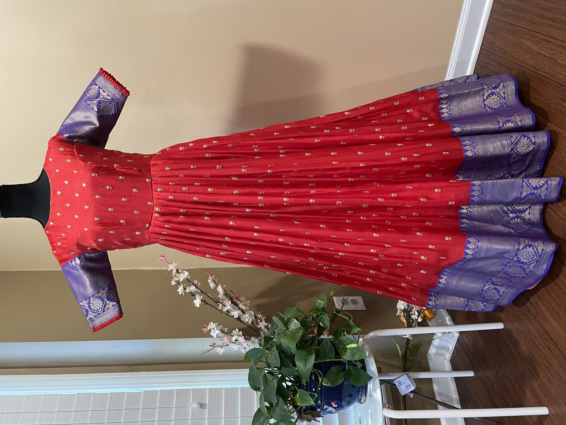 jute long frock
