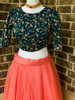 Picture of Brand  New Orange Skirt and Crop top