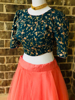 Picture of Brand  New Orange Skirt and Crop top
