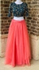 Picture of Brand  New Orange Skirt and Crop top