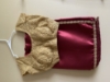 Picture of Maroon satin saree with sequin blouse