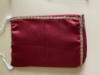 Picture of Maroon satin saree with sequin blouse
