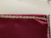 Picture of Maroon satin saree with sequin blouse