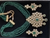 Picture of Designer Gold finish kundan beads necklace set