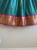 Picture of Pink and green kanchi pattu langa