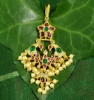 Picture of Small Lakshmi coin necklace with Tikka