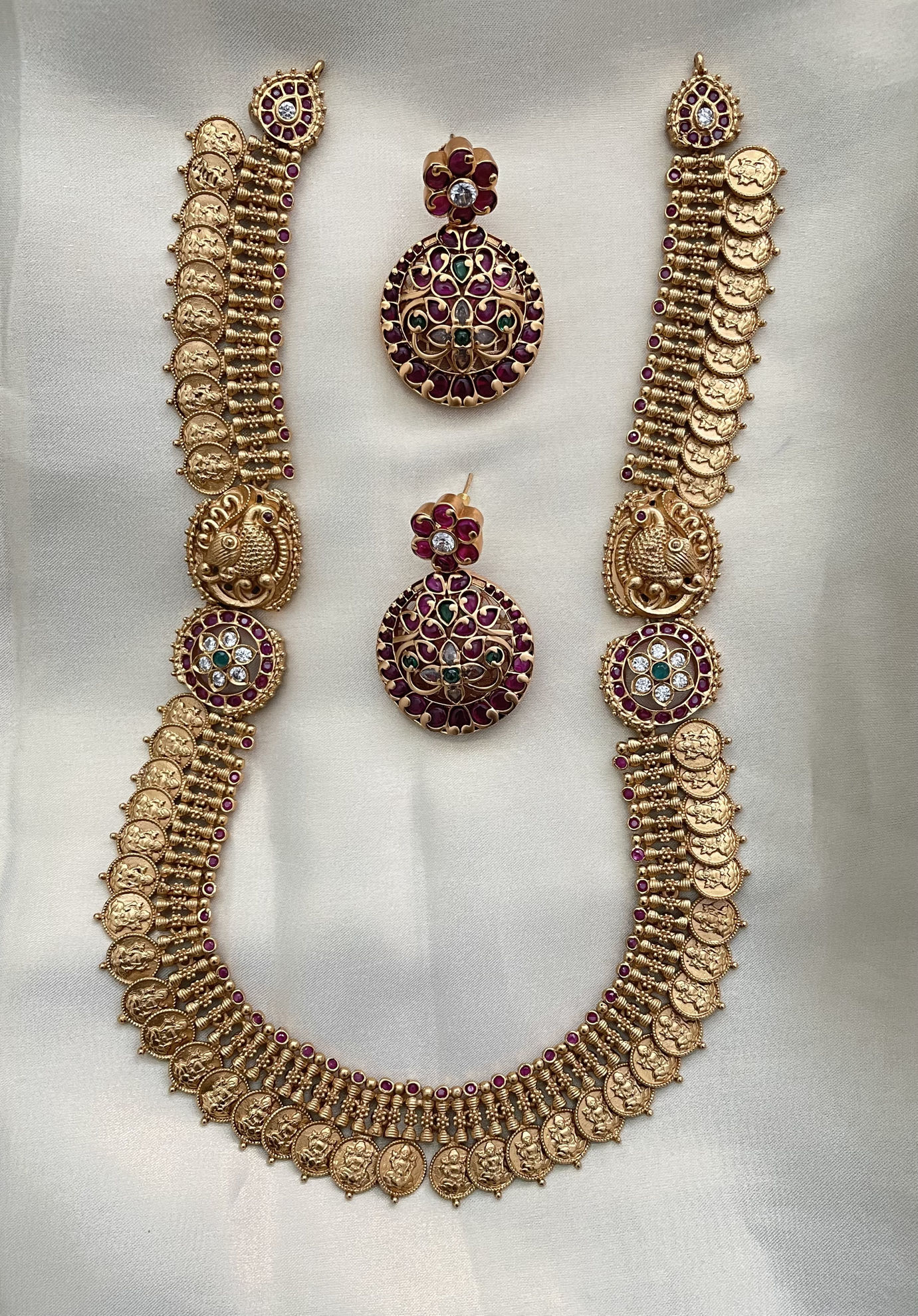 PunarviAuthenticPreLovedSustainableCoin Haram with earrings