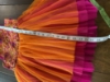 Picture of Pink and orange knee length frock - 4 years