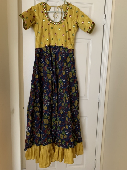 kalamkari cotton long frocks