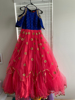 Picture of Pink Blue Long Frock