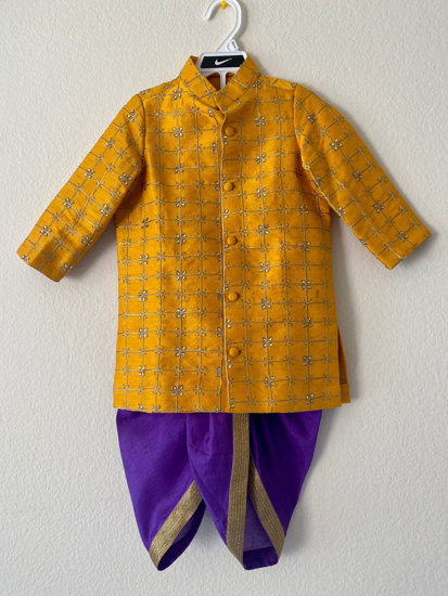 Picture of Kurta and dhothi set 2-3y