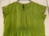 Picture of Green Raw silk dress