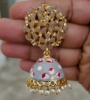 Picture of Set of 2 meenakari jhumkas combo