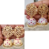 Picture of Set of 2 meenakari jhumkas combo