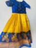 Picture of Yellow and Blue designer dress 5-7 years