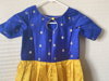 Picture of Yellow and Blue designer dress 5-7 years
