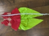 Picture of Green and red - top and chudi model pant 3- 4 years