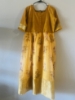 Picture of New Sandal Yellow floral organza long dress