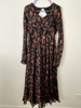Picture of Black Floral Long Dress