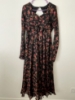 Picture of Black Floral Long Dress