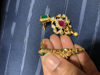 Picture of Kempu and Emerald Stone Set (1gm Gold)