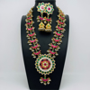 Picture of Real Premium quality Pachi Kundan Long Necklace Set