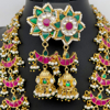 Picture of Real Premium quality Pachi Kundan Long Necklace Set