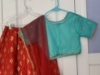 Picture of Girls crop top and lehanga set 12Y