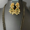 Picture of Imitation Gold Guttapusalu Black Beads