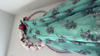 Picture of Floral organza big girls dress 7-10Y