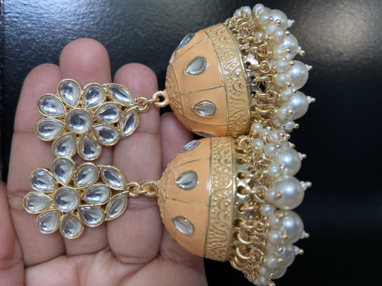 Picture of Brand New Jhumkis With Gold Plating