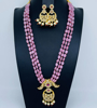 Picture of Elegant Pink Monalisa beads Rani Haram