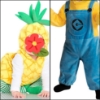 Picture of Minion and pineapple halloween costumes 6-12M