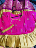 Picture of Yellow with pink long dress in L size