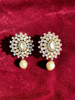 Picture of CZ Stone Studs with Pearl Drop
