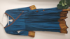 Picture of Peacock blue venkatgiri dress full sleeves