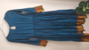 Picture of Peacock blue venkatgiri dress full sleeves