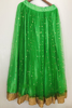 Picture of Green lehenga with golden cut work organza dupatta